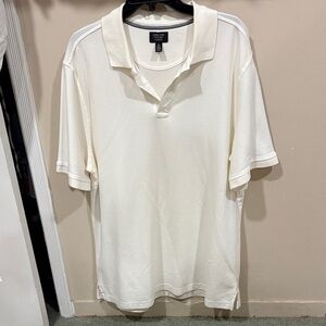 NWOT Nordstrom Men's Shop Classics Polo Shirt Men's XL Regular White